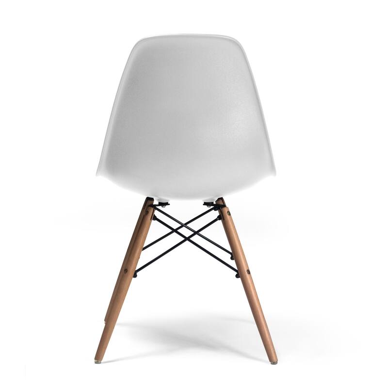 Paris-2 Side Chairs with Natural Legs (Set of 2)