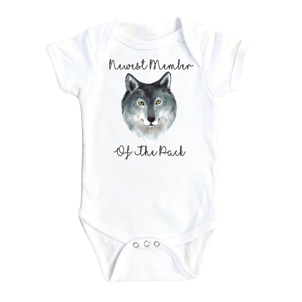 Wolf Pack - Baby Boy Girl Clothes Infant Bodysuit Funny Cute Newborn 1C