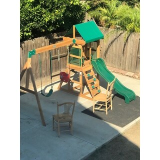 buckley hill wooden swing set