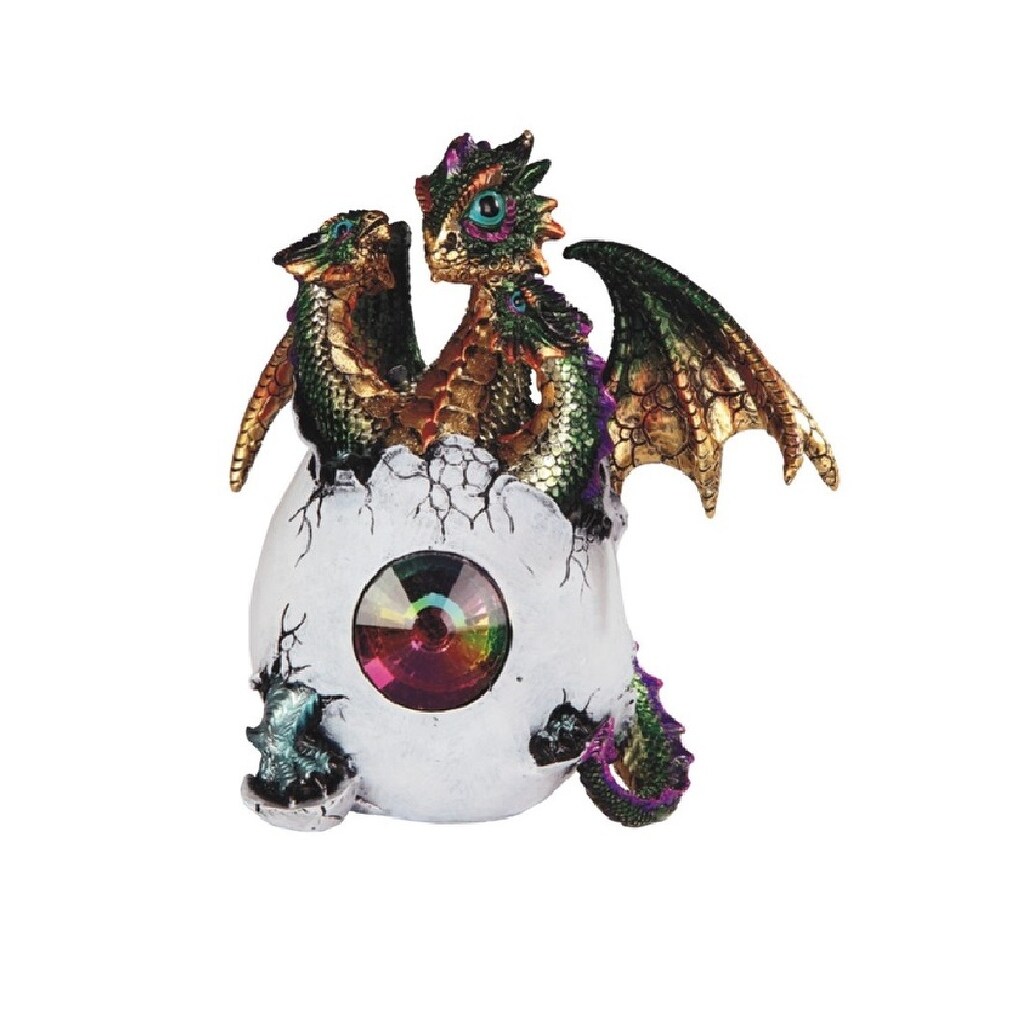 Red Dragon Hatching Collectible Figurine Statue Sculpture Figure