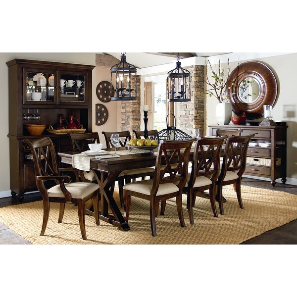 Cinema by Rachael Ray Upholstered Arm Chair in Shadow Grey Finish