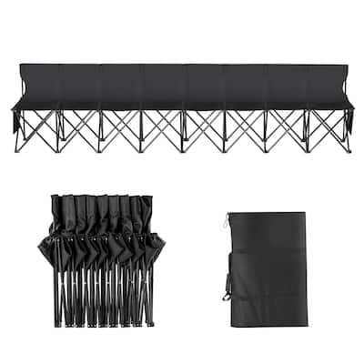 Portable Folding Bench for Football Fishing, No Assembly Instant Seating