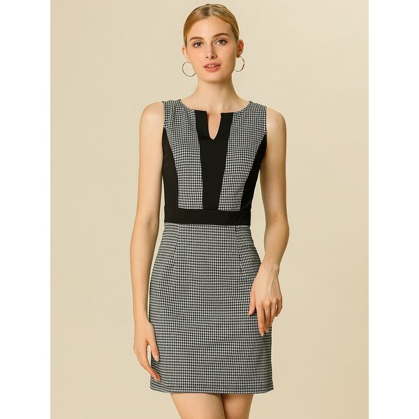 sleeveless office dress