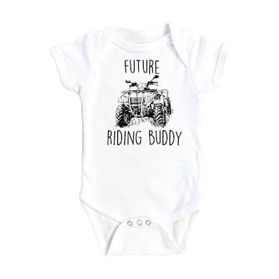Atv Buddy - Baby Boy Girl Clothes Infant Bodysuit Funny Cute Newborn