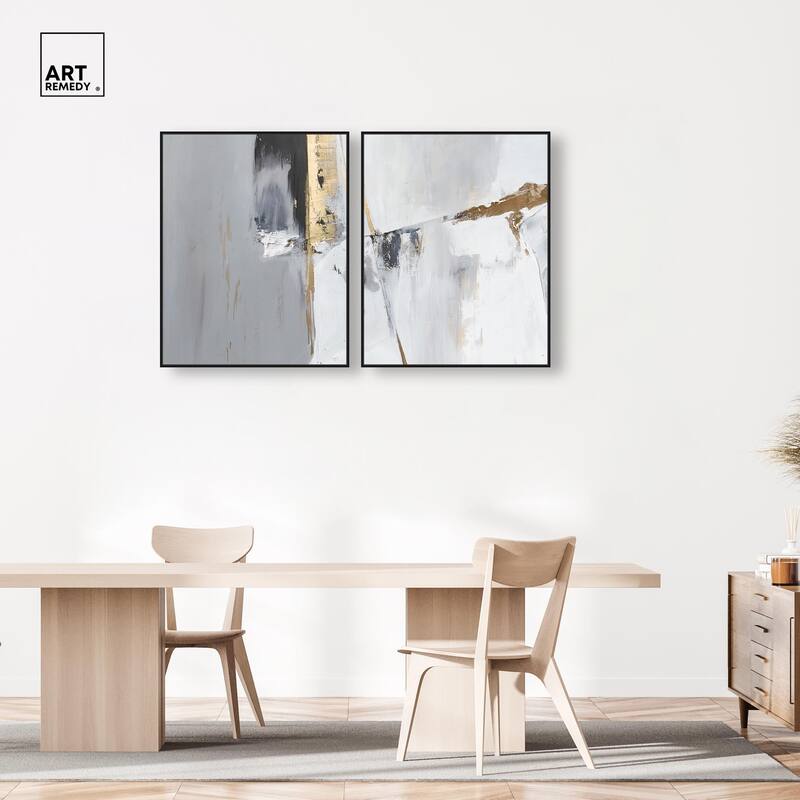 Cracks of Creation I Canvas Set of 2 by Art Remedy