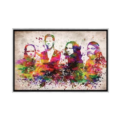 iCanvas "Metallica" by Aged Pixel Framed