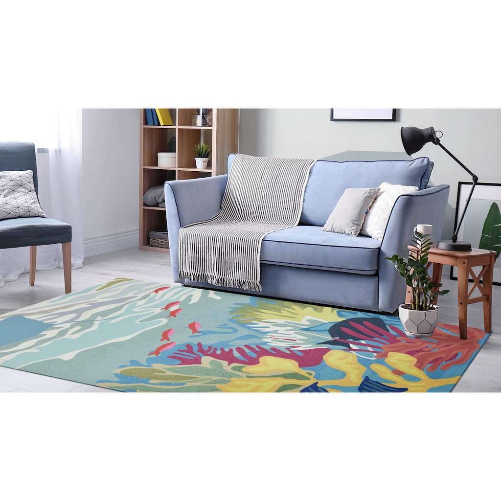 Liora Manne Ravella Ocean View Indoor/Outdoor Rug