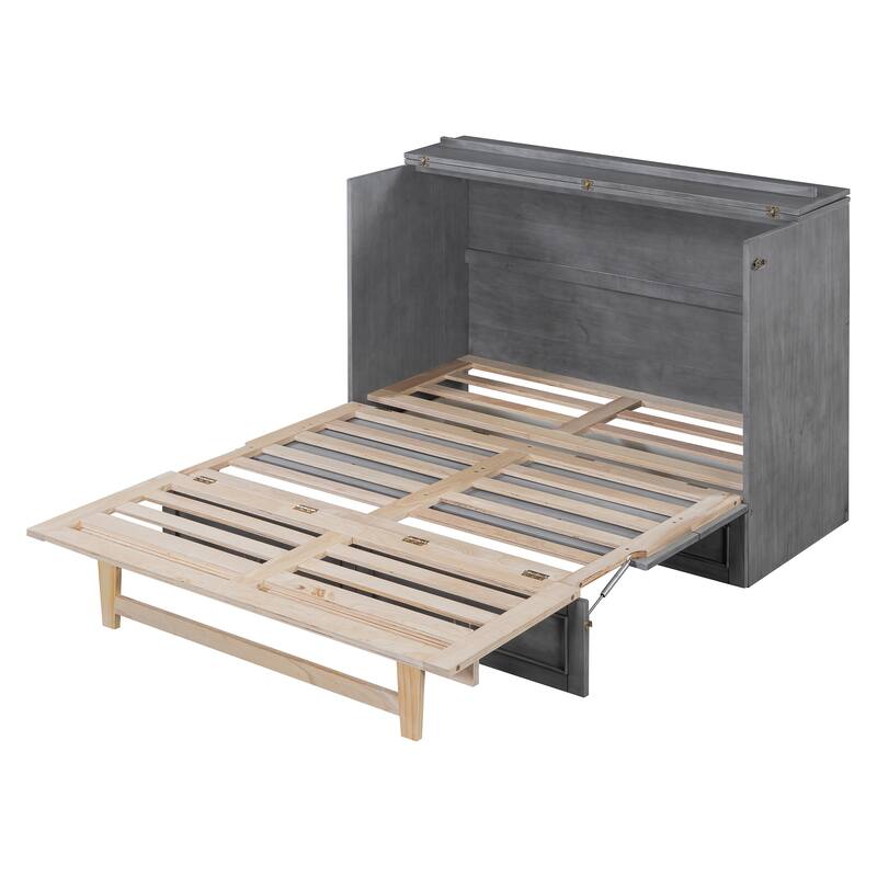 Murphy Bed with Versatile Storage & Large Drawers
