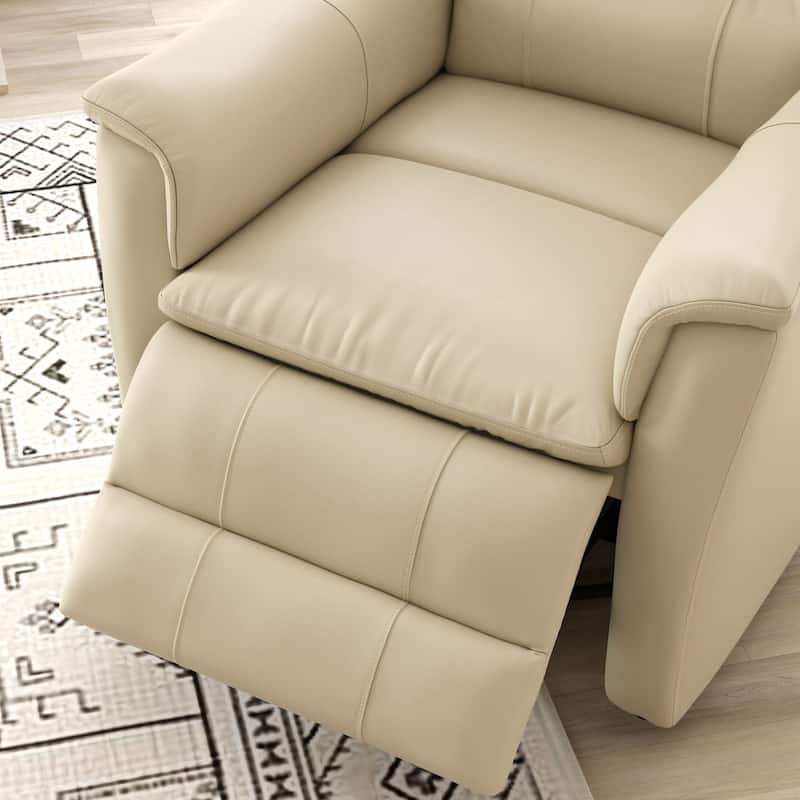 Swivel Glider Recliner With Manual Footrest In Madras