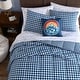 preview thumbnail 5 of 16, Eddie Bauer Preston Check Reversible Comforter Bonus Set Blue - Full - Queen