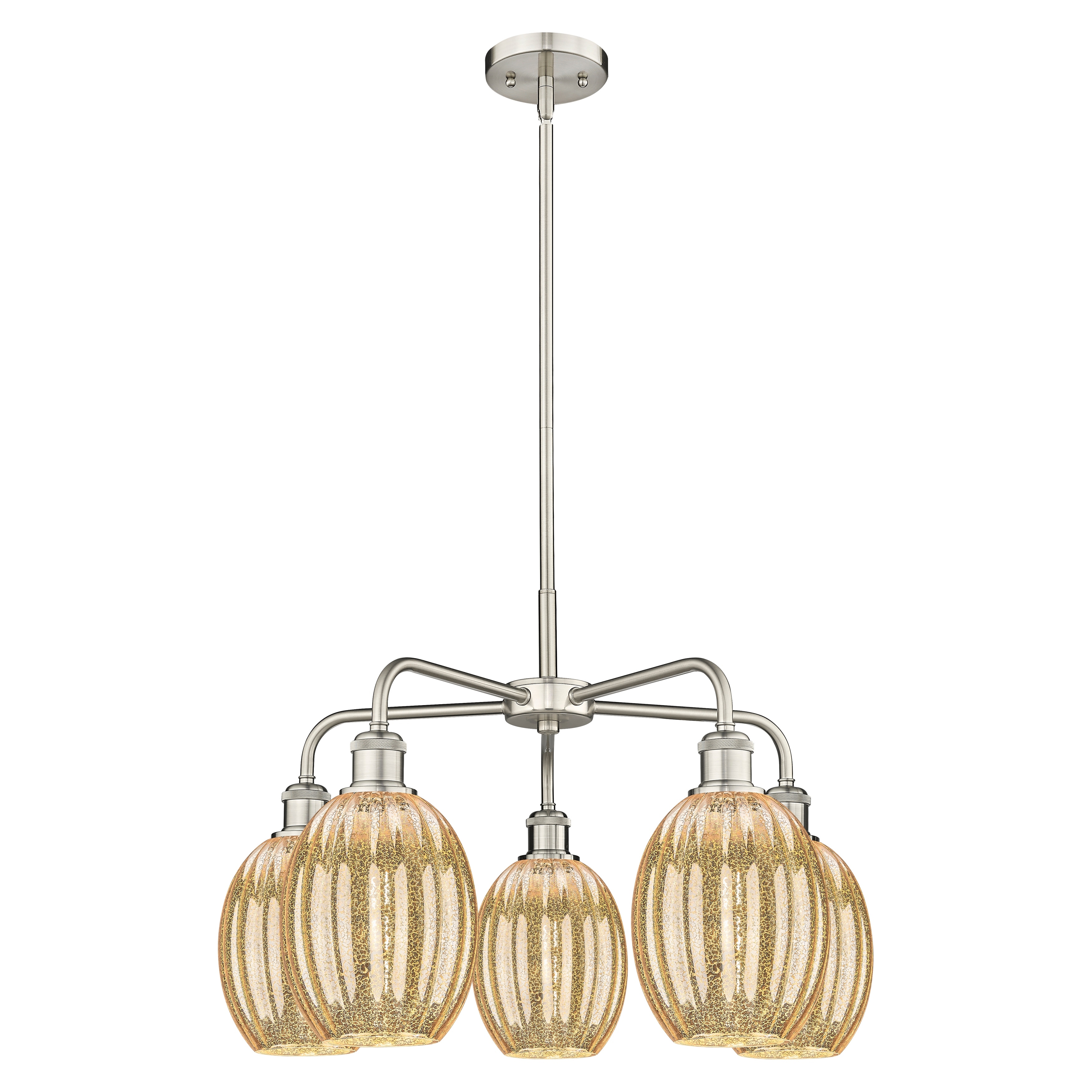 Innovations Lighting Endless Possibilities Ballston - Preston - 5 Light 25" Bulb Shade Stem Hung Chandelier