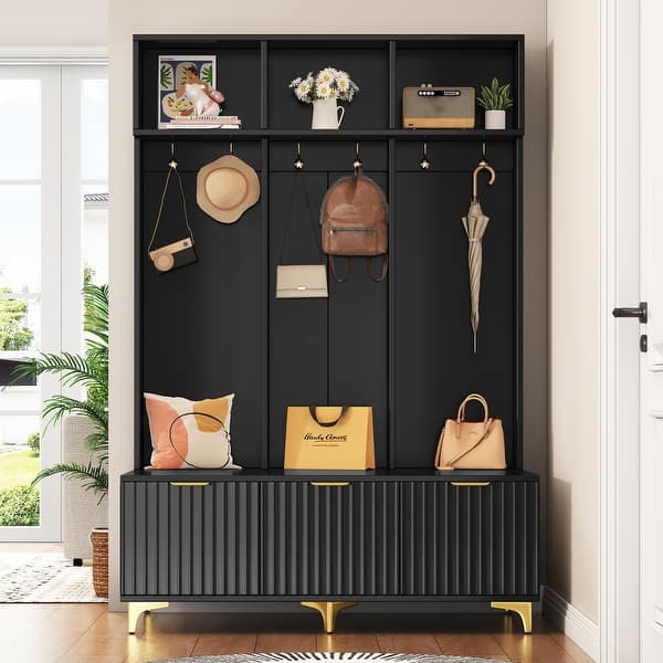 Large Hallway Storage Kings Brand Furniture Corner Entryway
