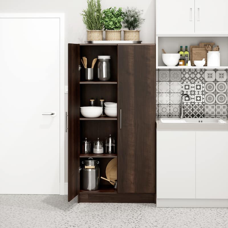 Prepac 'Winslow Elite' 32-inch Brown Storage Cabinet - 32 Inch - 32 Inch