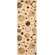 preview thumbnail 2 of 65, SAFAVIEH Porcello Masumah Modern Painterly Geometric Pattern Area Rug 2'4" x 9' - Ivory/Multi