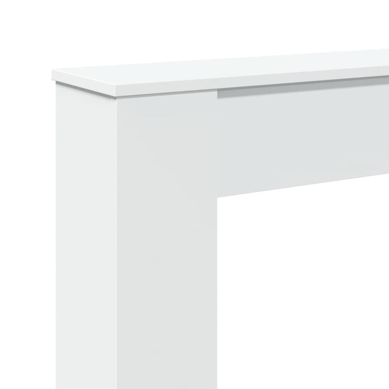 vidaXL Fireplace Surround 39.4x7.9x39.4" Engineered Wood