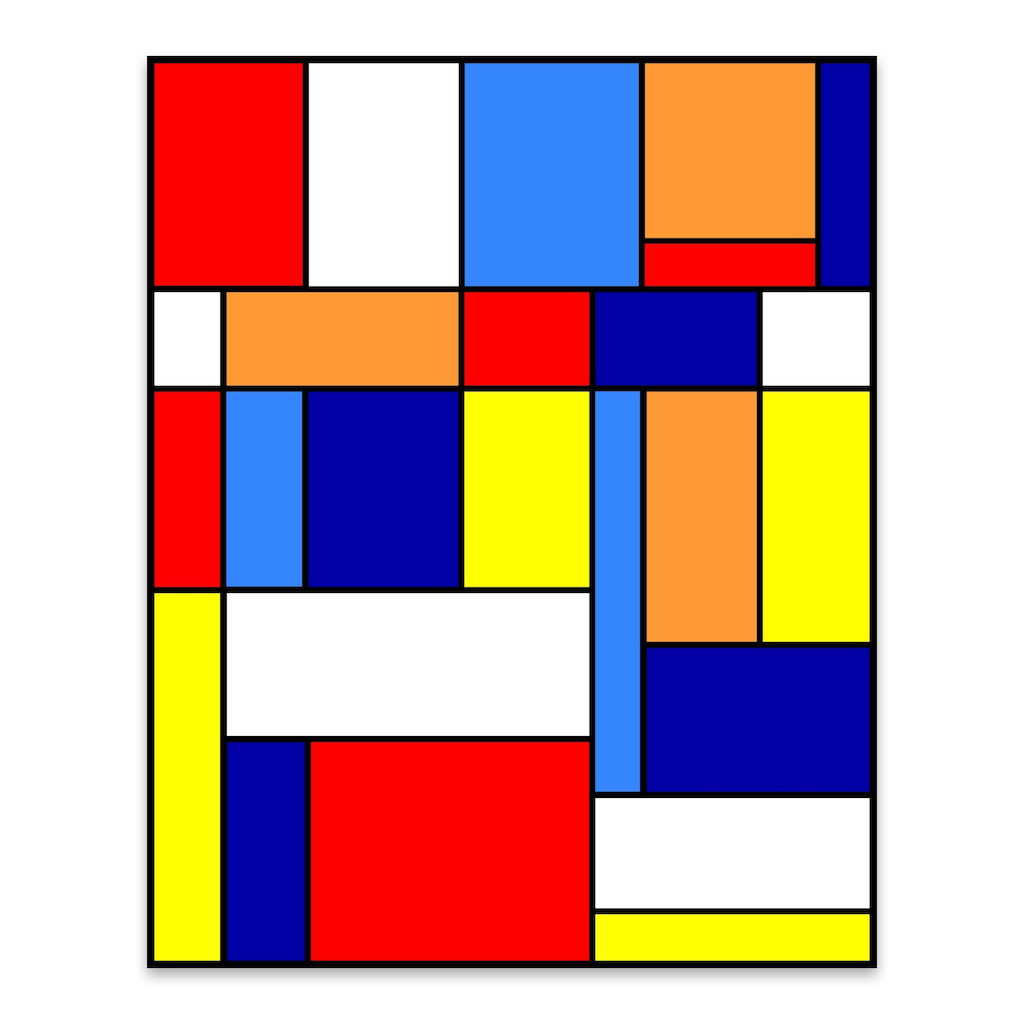 Abstract Geometric Pattern Patterns Metal Wall Art Print