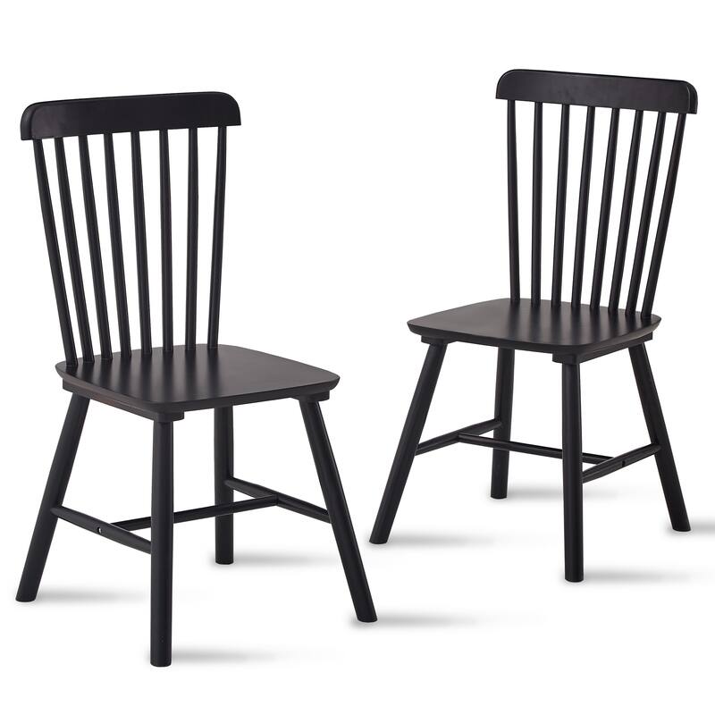 4 Pieces Of Dining Chair, Rubber Wood Material, Dining Chair, Solid Wood Chair, Solid Wood Dining Table Chair