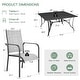 preview thumbnail 165 of 174, Patio Dining Set, Outdoor Dining Table and Chairs Set with Textilene Chairs, Adjustable Umbrella Hole for Garden, Backyard
