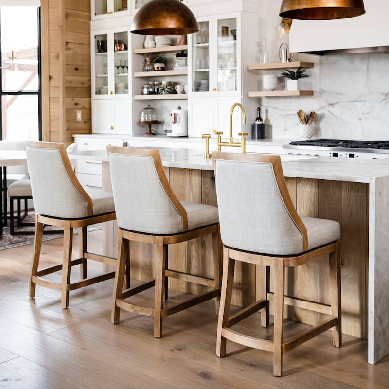 Maven Lane Vienna Swivel Kitchen Stool