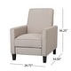 preview thumbnail 63 of 84, Darvis Fabric Recliner Club Chair by Christopher Knight Home