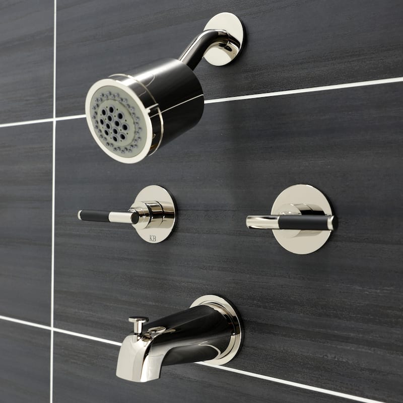 Kingston Brass Kaiser Two-Handle Tub and Shower Faucet