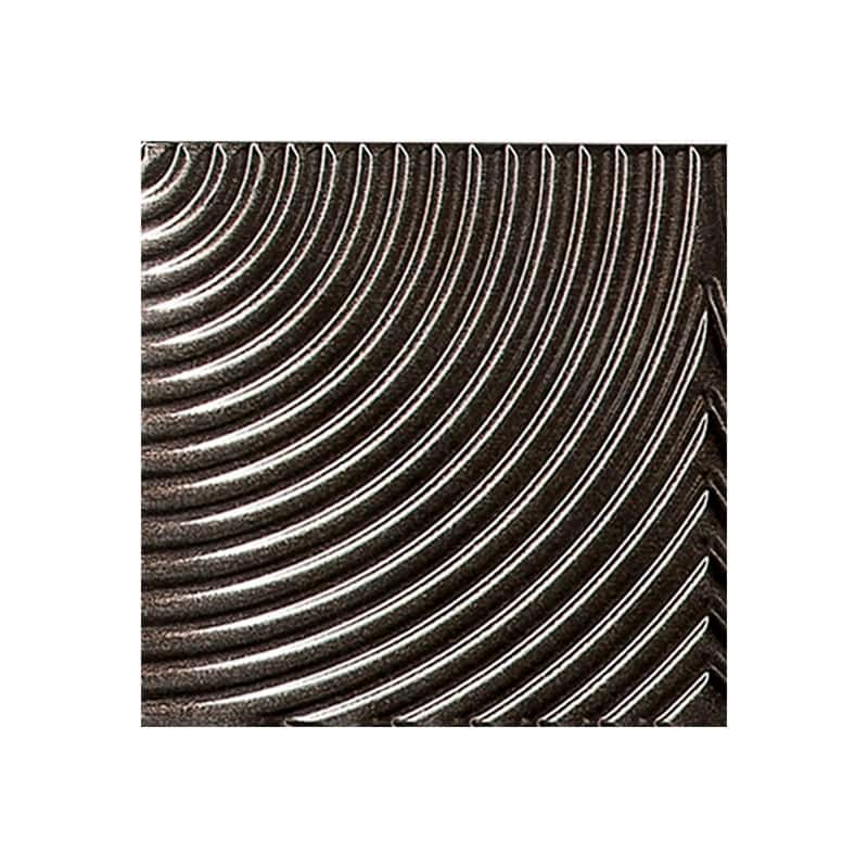 FASÄDE Echo 4-foot x 8-foot PVC Wall Panel in Smoked Pewter - Sample