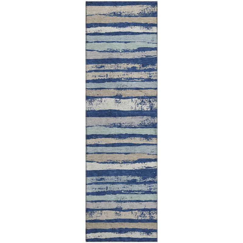 Premium Washable Super Soft Stripe Mayfield Rug
