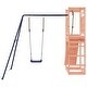 preview thumbnail 7 of 17, vidaXL Swing Set Outdoor Backyard Wooden Playground Equipment for Kids Age 3-8