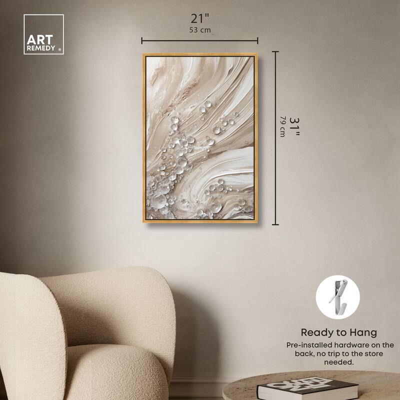Viscous Veils III Canvas by Art Remedy