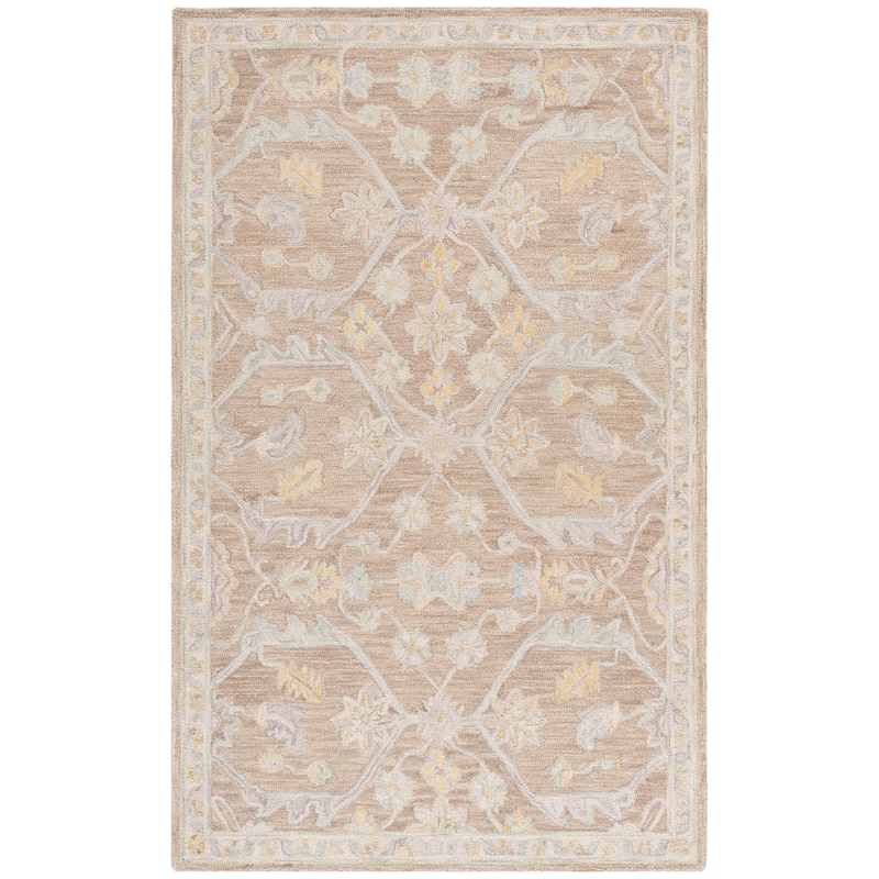 SAFAVIEH Handmade Blossom Eefke Modern Floral Wool Rug