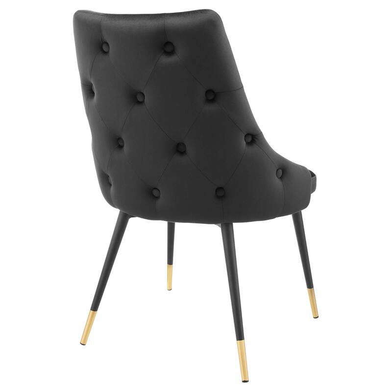 Modway Adorn Dining Side Chair Performance Velvet in Navy, Set of 2