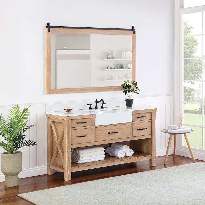 Miseno MV-701660 Villareal 60" Free Standing Single Basin Vanity Set