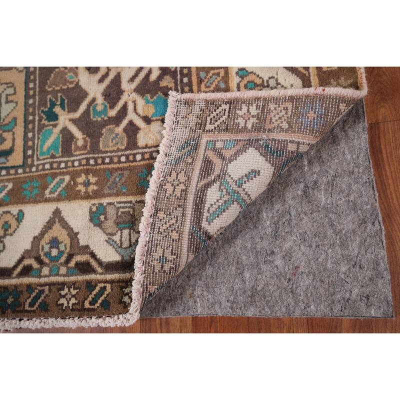 Garden Design Bakhtiari Vintage Persian Area Rug Handmade Wool Carpet - 6'6" x 9'9"