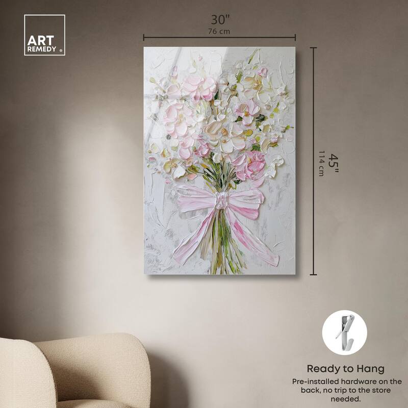 Layered Lily Acrylic by Art Remedy, Ready to Hang