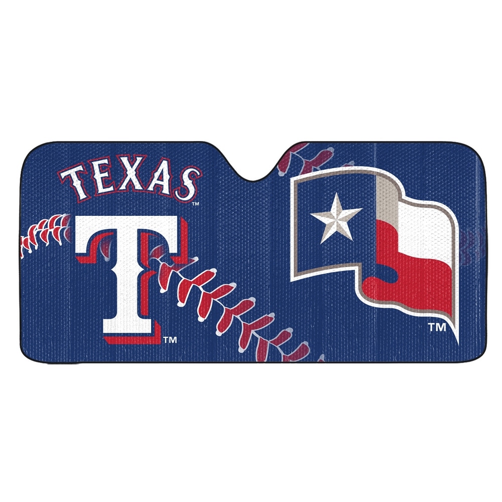 MLB – Texas Rangers Windshield Sun Shade (Universal – Universal – Universal)
