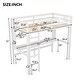 preview thumbnail 13 of 16, Sturdy Twin Size Loft Bed with Desk, Shelves, and Ladder for Kids