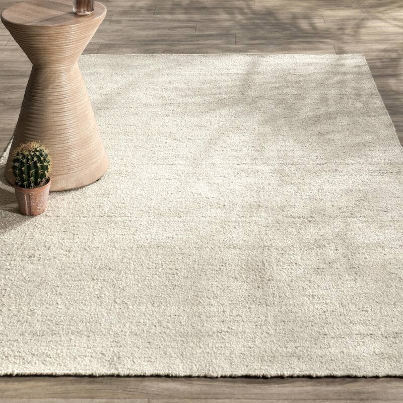 Villa by Classic Home Blythe Hand Woven Performance Fabric Rug - 5x8 - Cream