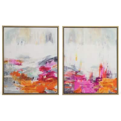 Uttermost Color Theory Framed Abstract Art Set/2