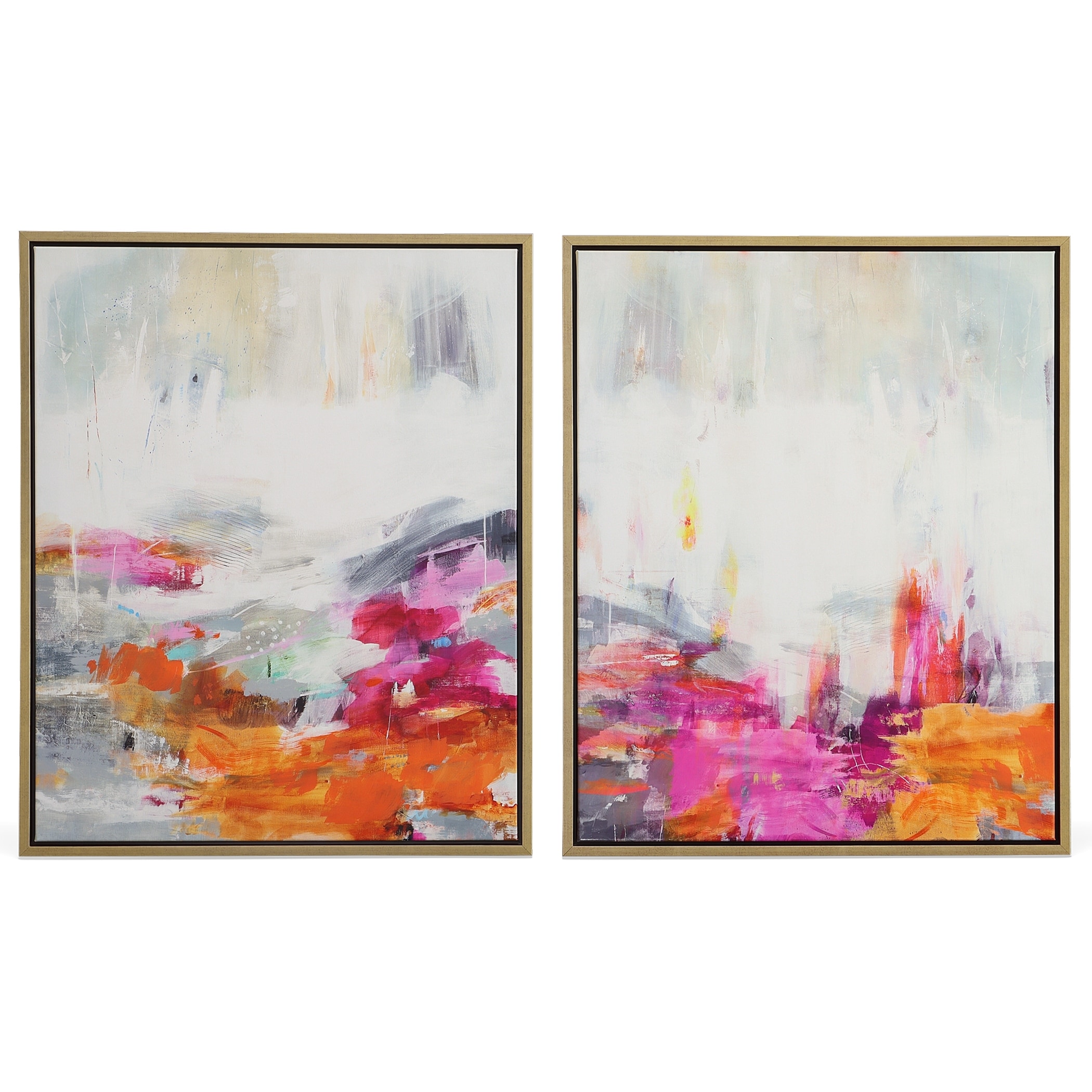 Uttermost Color Theory Framed Abstract Art (Set of 2)