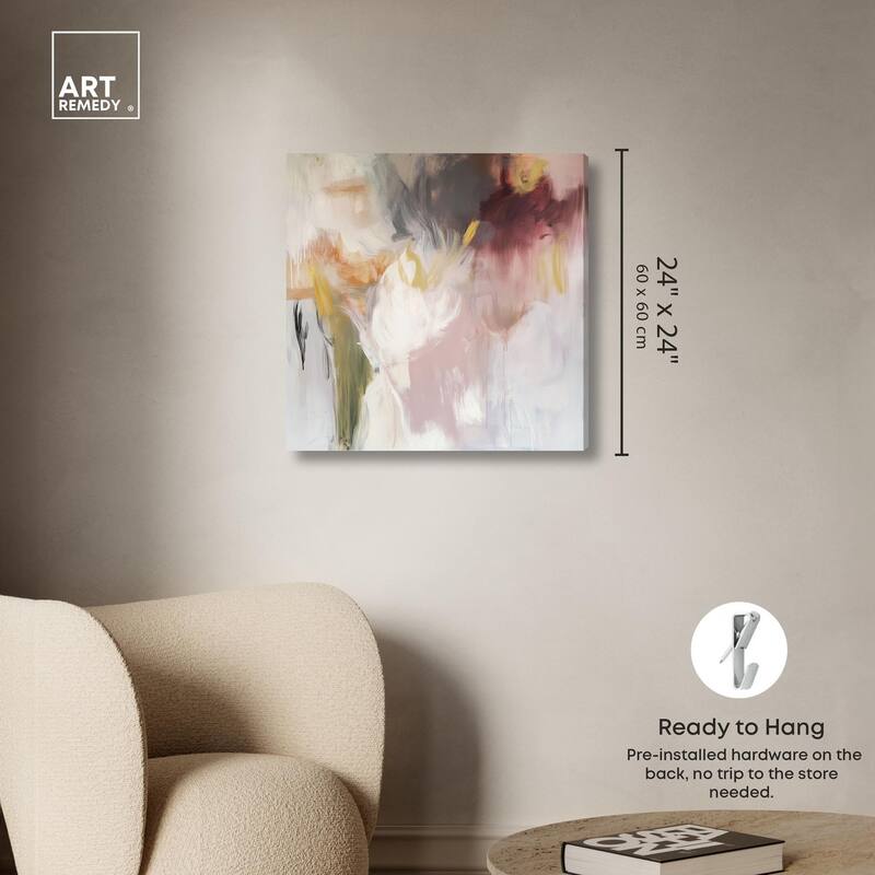 Painterly Energy Canvas by Art Remedy, Gallery Wrapped