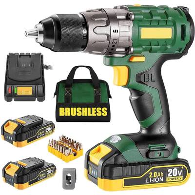 20V 1/2" Brushless Drill Driver Kit
