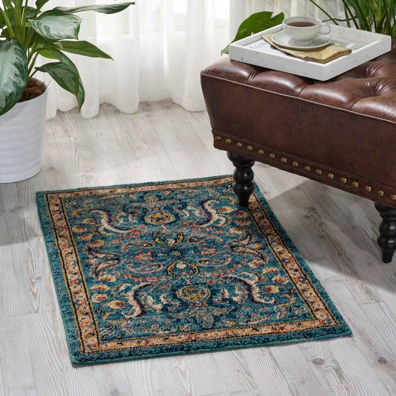 Nourison 2020 Traditional Floral Medallion Persian Pattern Area Rug