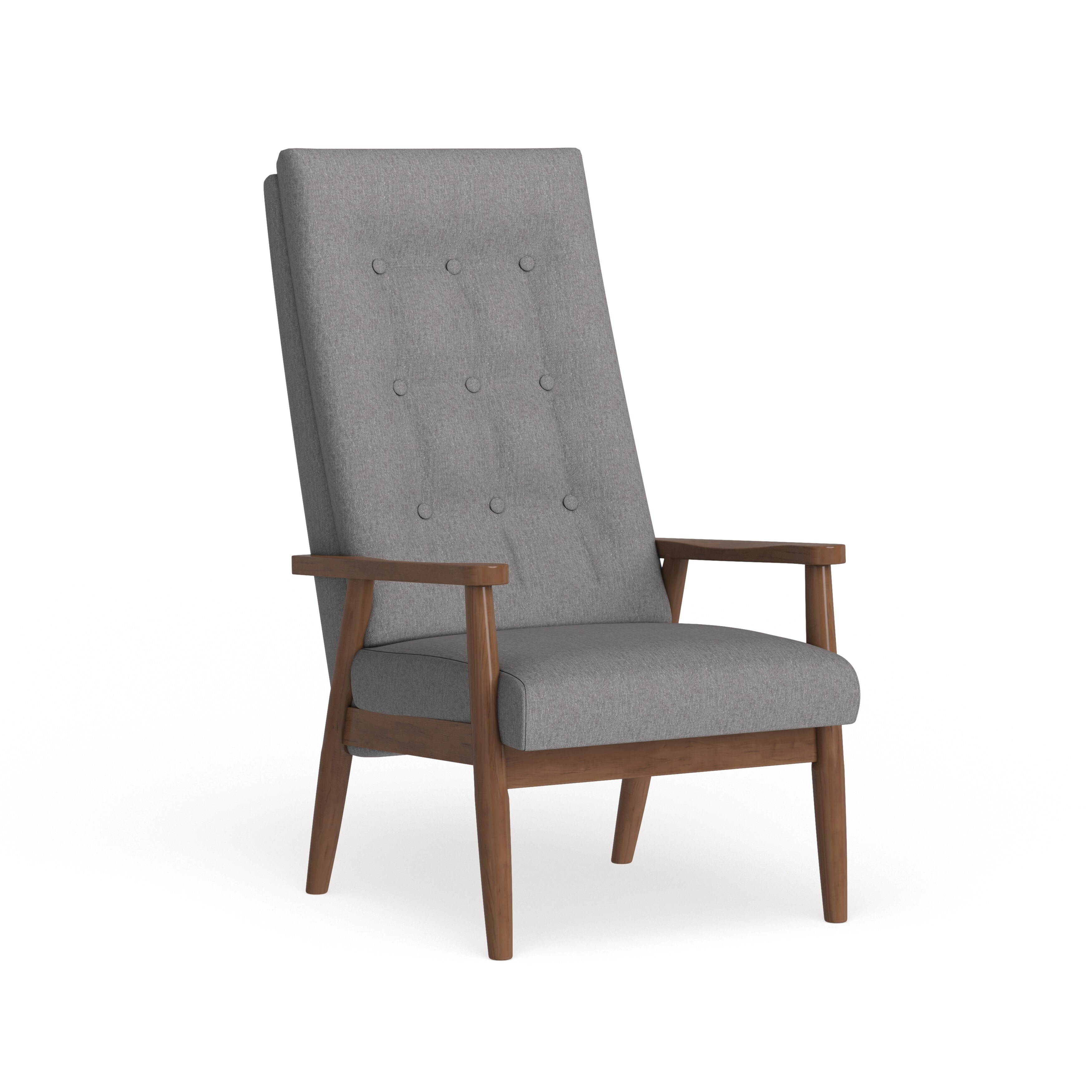Carson Carrington Forssa Mid century Modern Button tufted High