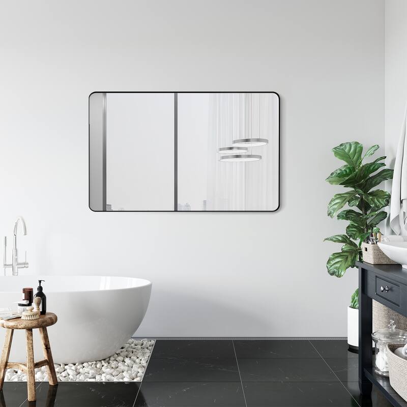 Altair Nettuno Bathroom/Vanity Aluminum Framed Wall Mirror