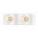 Jillian 3 Light Bath Bracket - Ceramic White