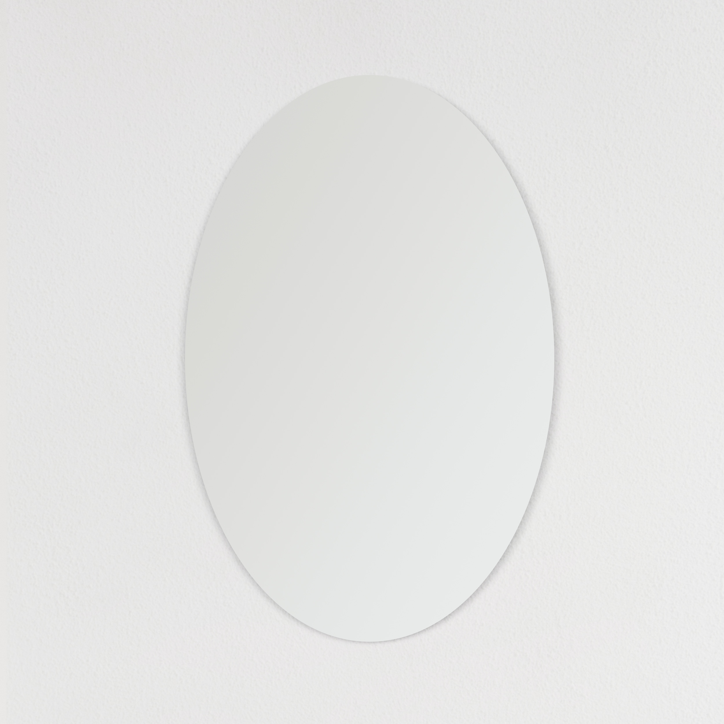 Odelia Mini 22 in. W x 28 in. H Oval Frameless Wall Mount Bathroom Vanity Mirror with Polished Edge - 22" x 28"
