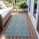 preview thumbnail 90 of 135, Machine Washable Indoor/ Outdoor Ombre Trellis Chantille Rug