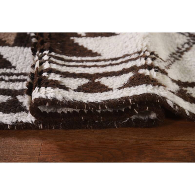 Tribal / Geometric Anatolian Turkish Runner Rug Handmade Wool Carpet - 2'11"x 9'9"