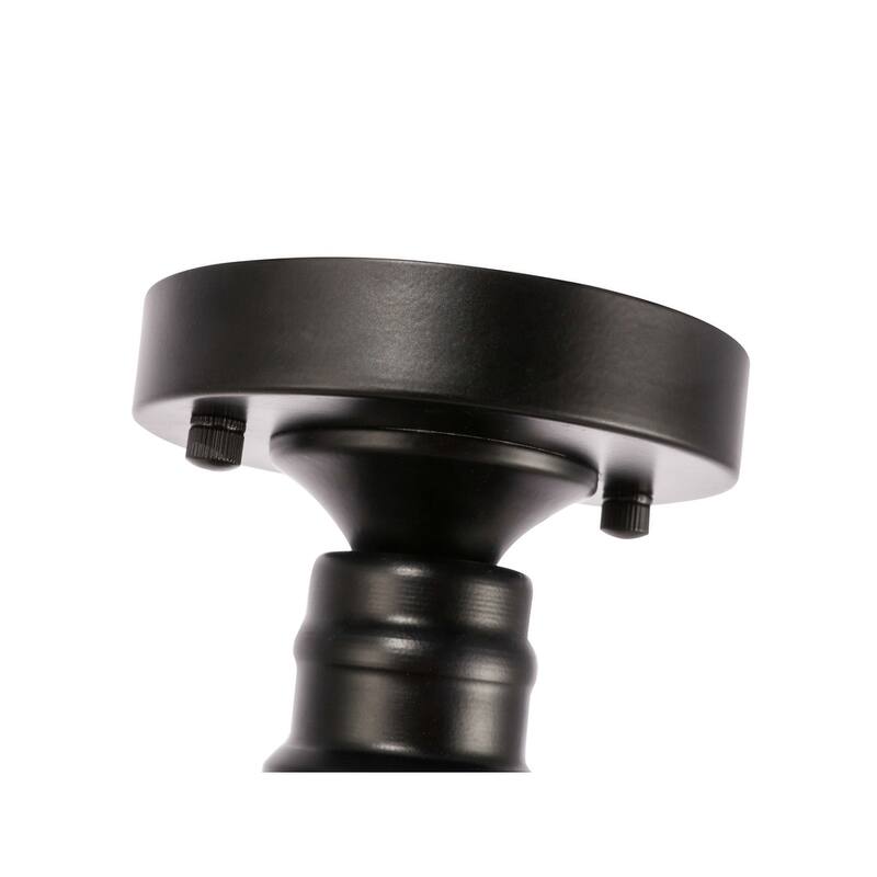 Nyle 1-Light Frosted Glass Flush mount