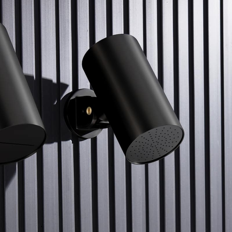 Wall-mounted adjustable showerhead